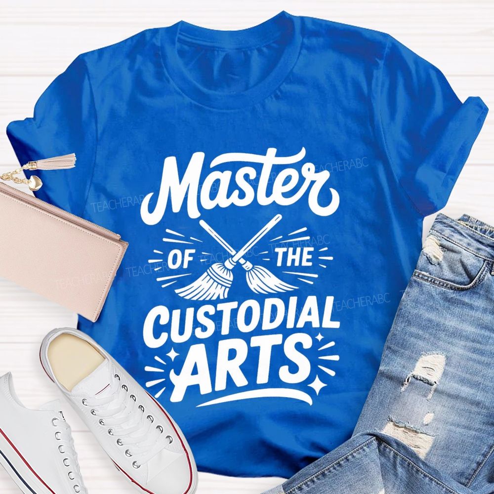 Master Of The Custodial Arts Teacher T-shirt