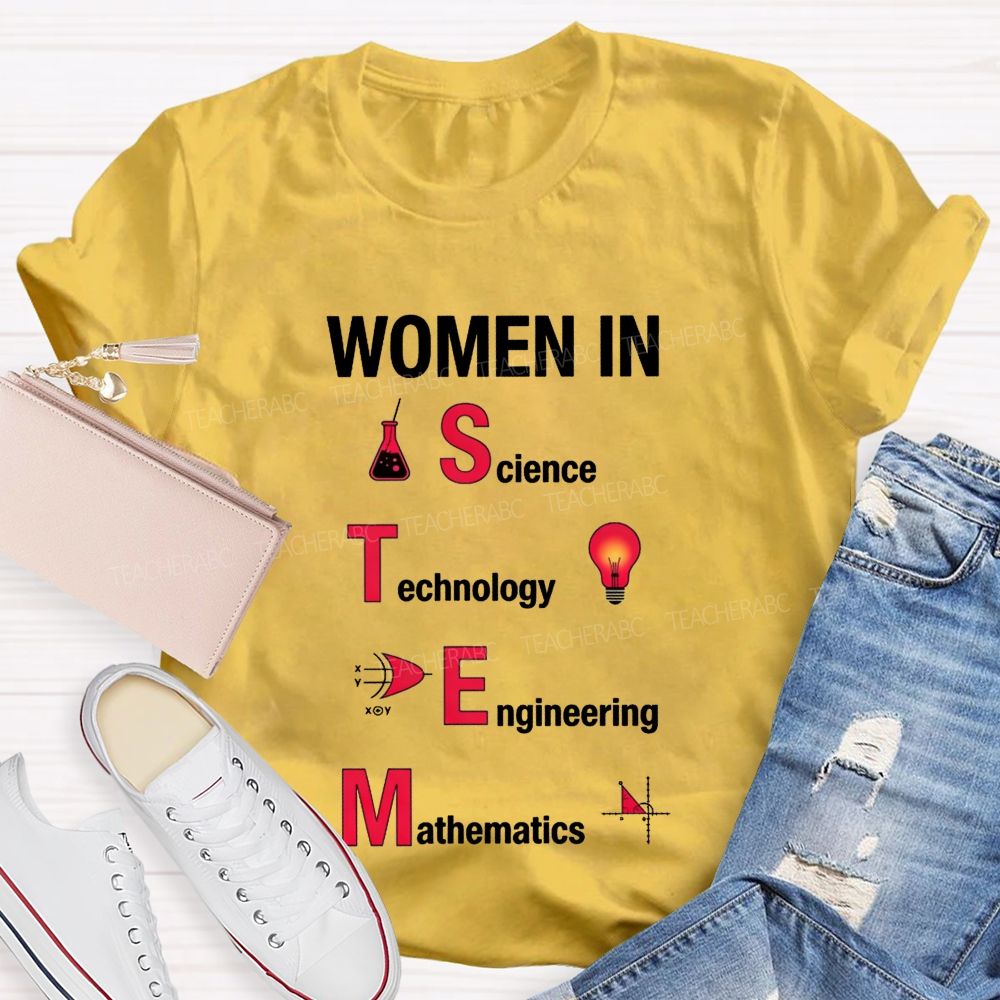 Science Technology Engineering Mathematics Breaking Boundaries Teacher T-shirt