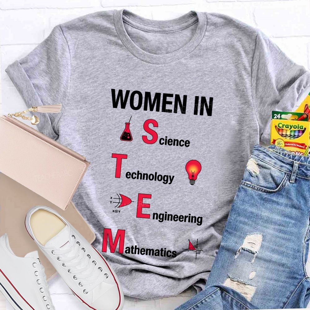 Science Technology Engineering Mathematics Breaking Boundaries Teacher T-shirt