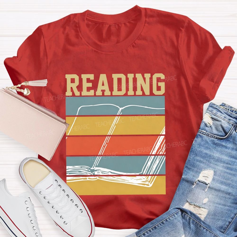 Reading For Book Lovers Librarians And Reading Teacher T-shirt