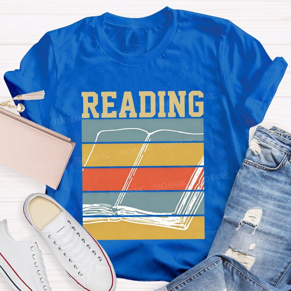 Reading For Book Lovers Librarians And Reading Teacher T-shirt