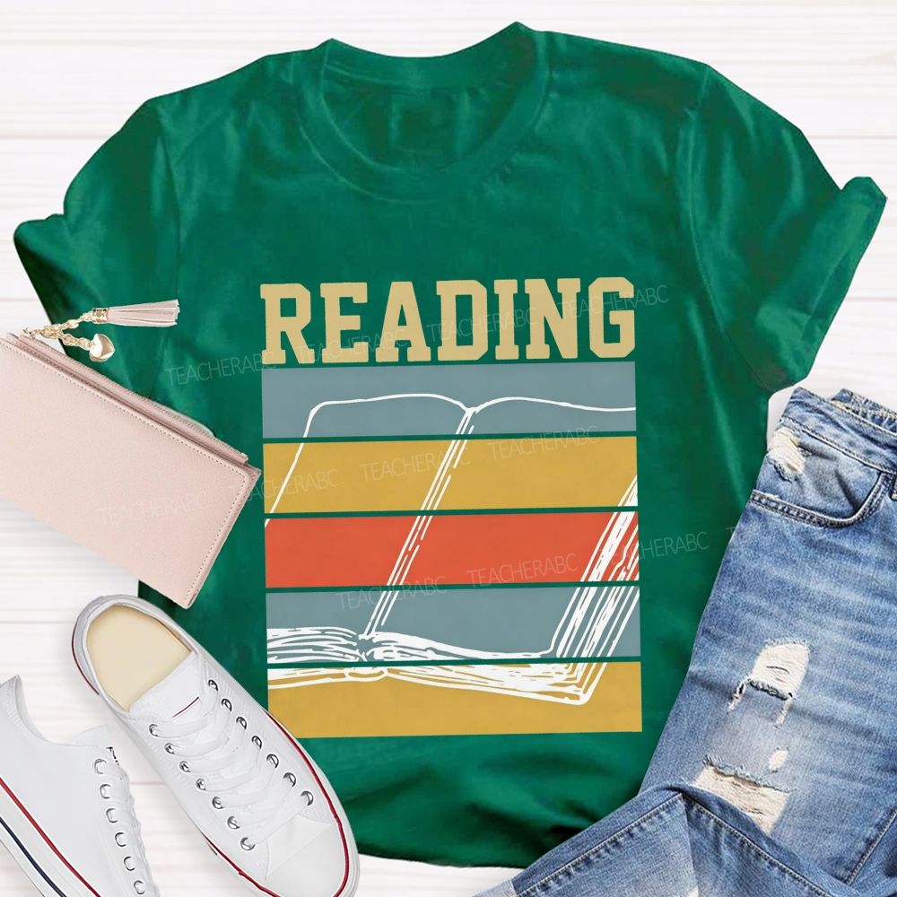 Reading For Book Lovers Librarians And Reading Teacher T-shirt
