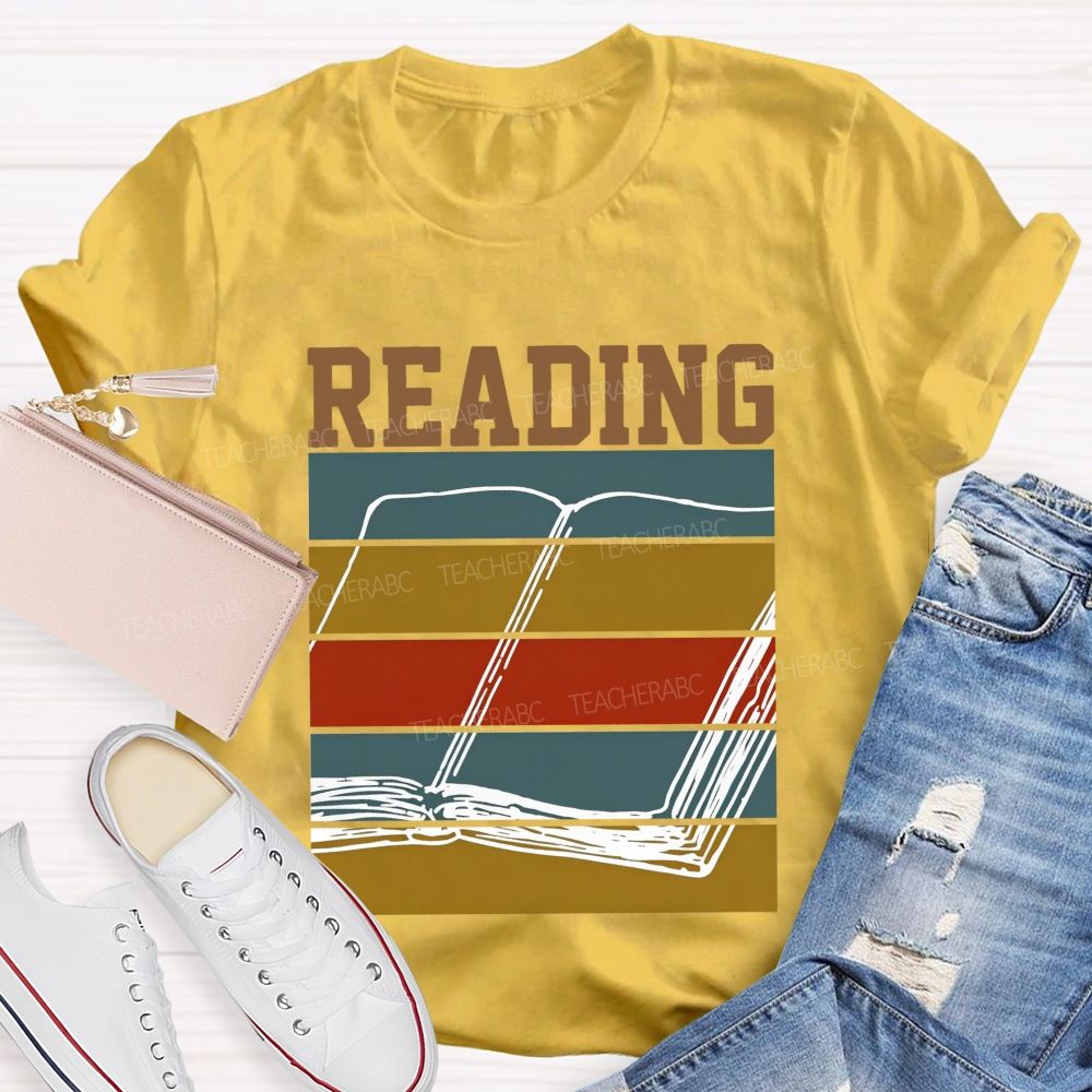 Reading For Book Lovers Librarians And Reading Teacher T-shirt