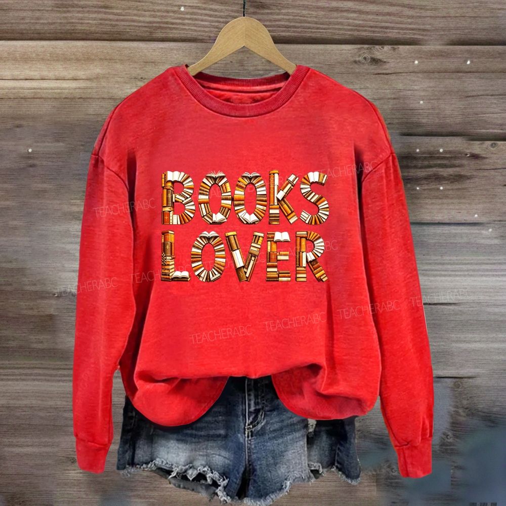 Books Lover Fall Reading Sweatshirt