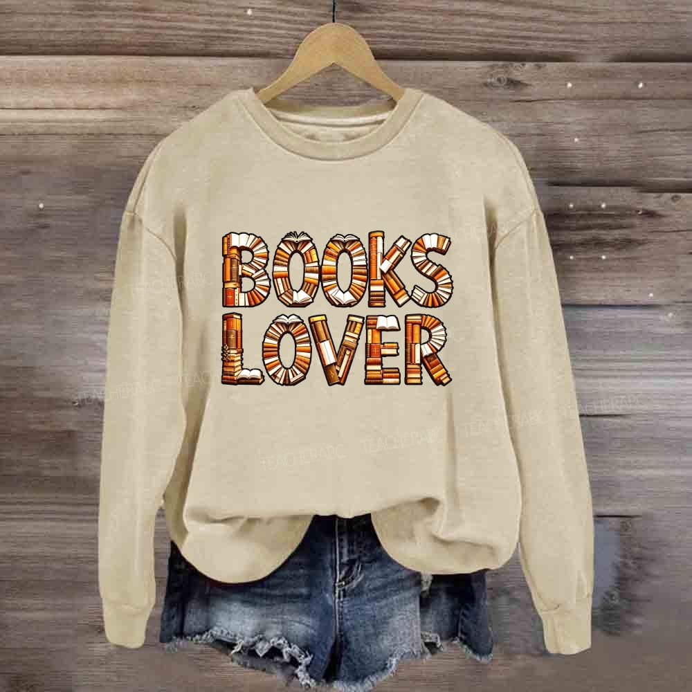 Books Lover Fall Reading Sweatshirt