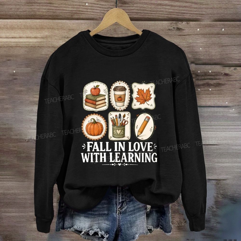 Fall In Love With Learning Cozy Season Sweatshirt