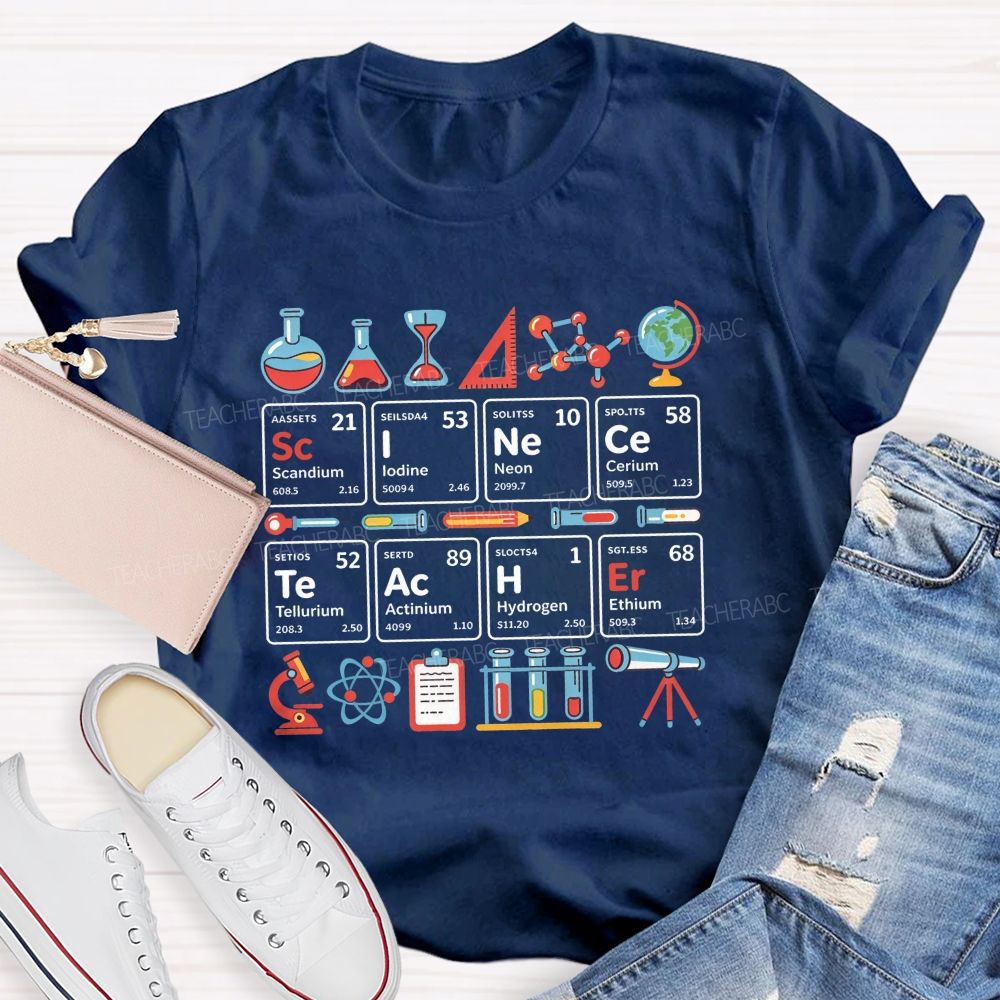 Science Teacher Periodic Table Chemistry Teacher T-shirt