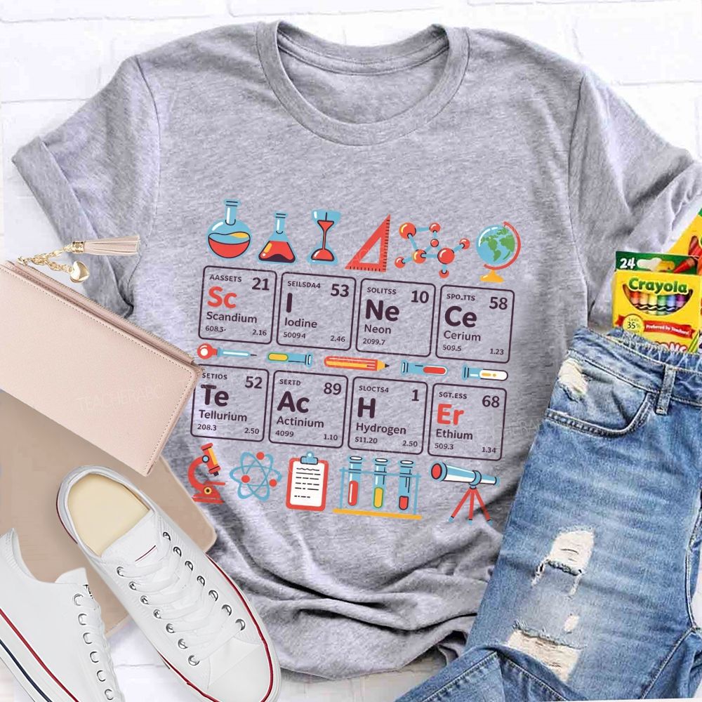 Science Teacher Periodic Table Chemistry Teacher T-shirt