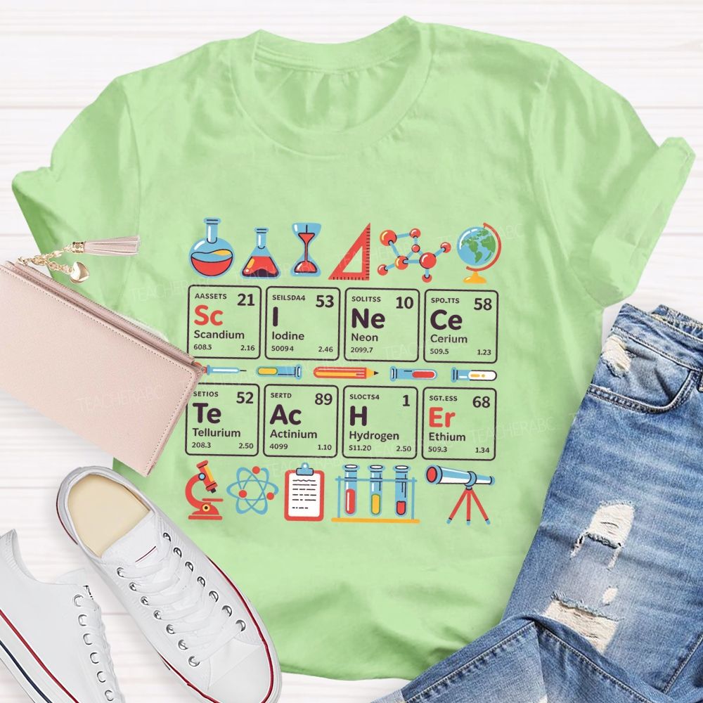 Science Teacher Periodic Table Chemistry Teacher T-shirt