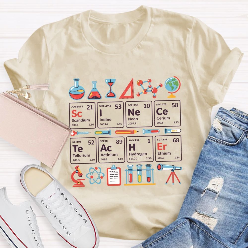 Science Teacher Periodic Table Chemistry Teacher T-shirt