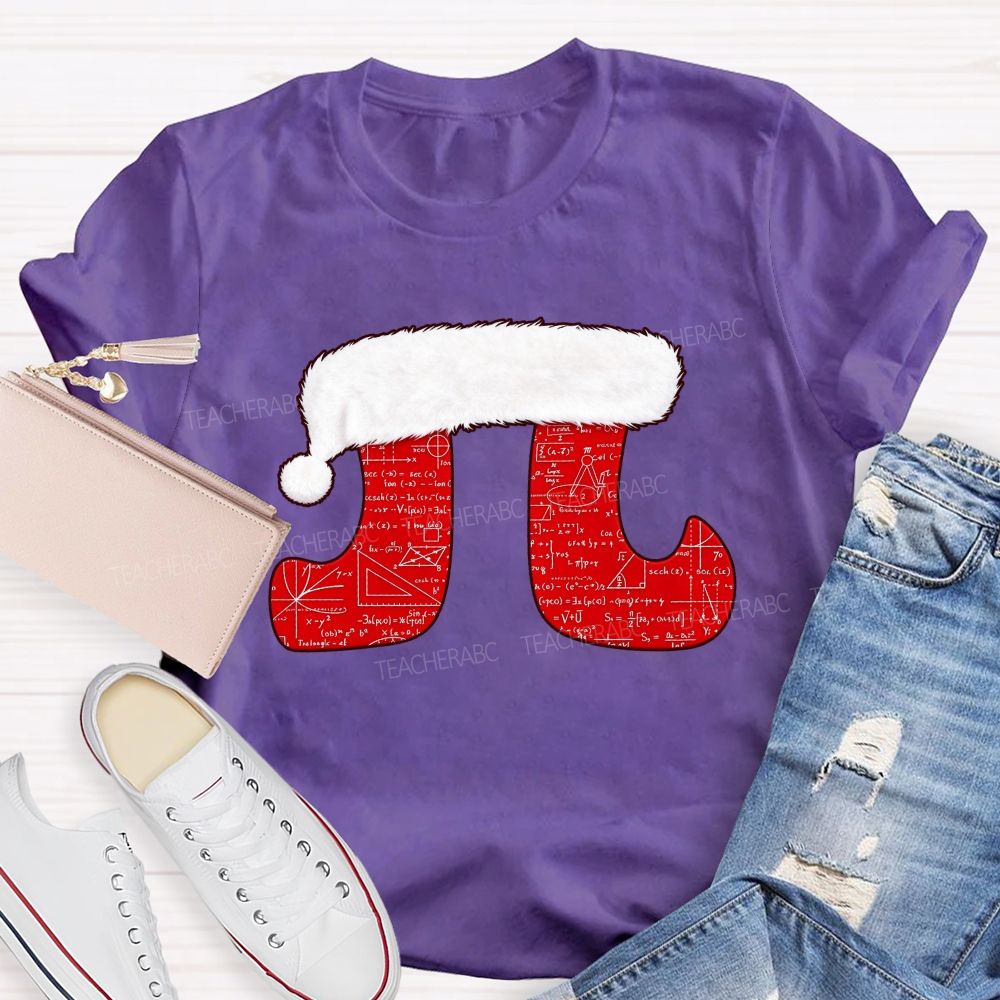 Merry Pitmas Christmas For Math Lovers Teacher T-shirt