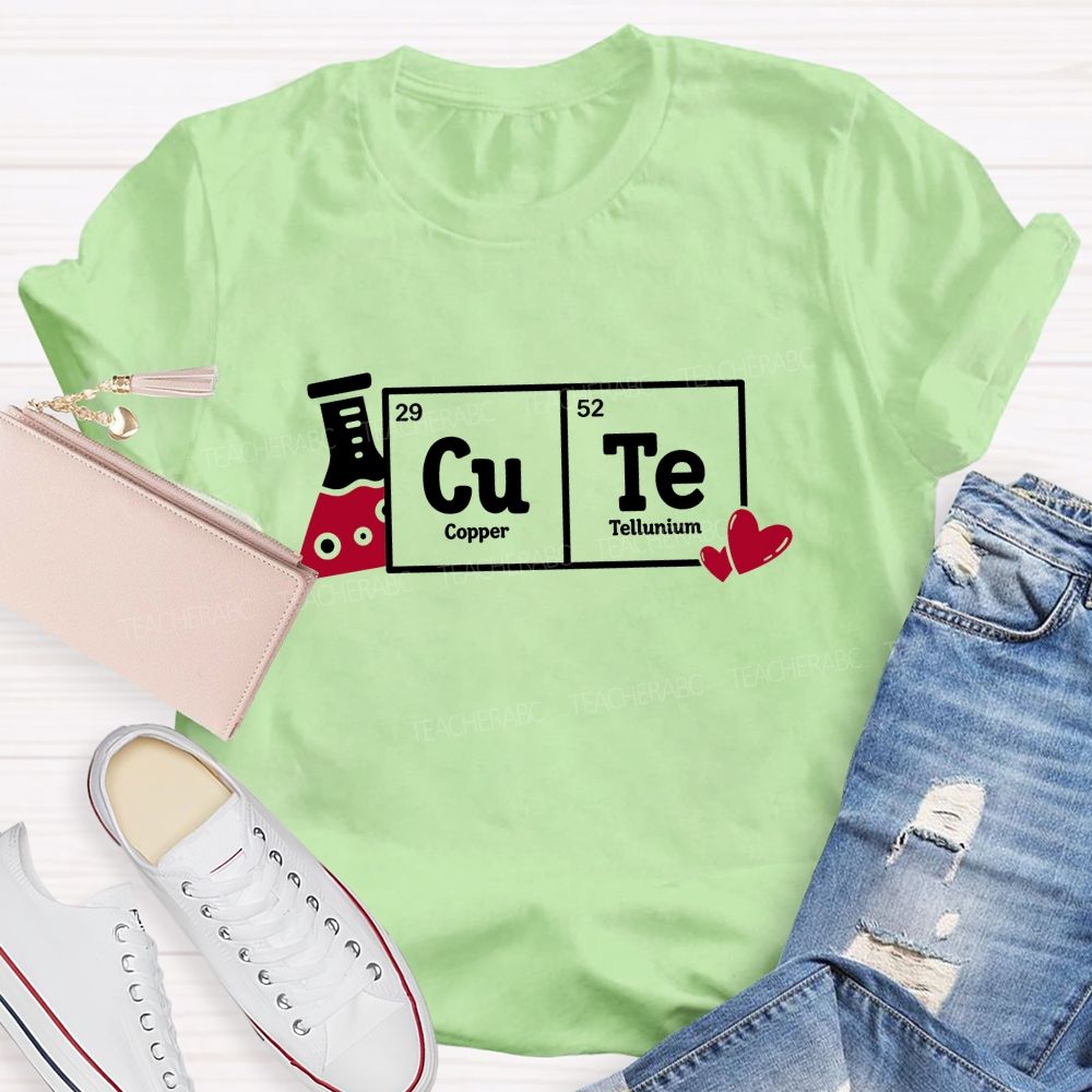 Cute Chemical Reagent Bottles Teacher T-shirt