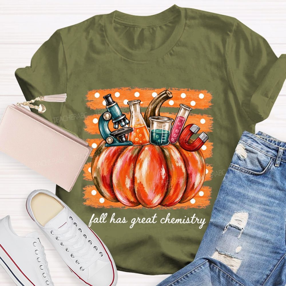 Autumn Great Chemistry Science Teacher T-shirt