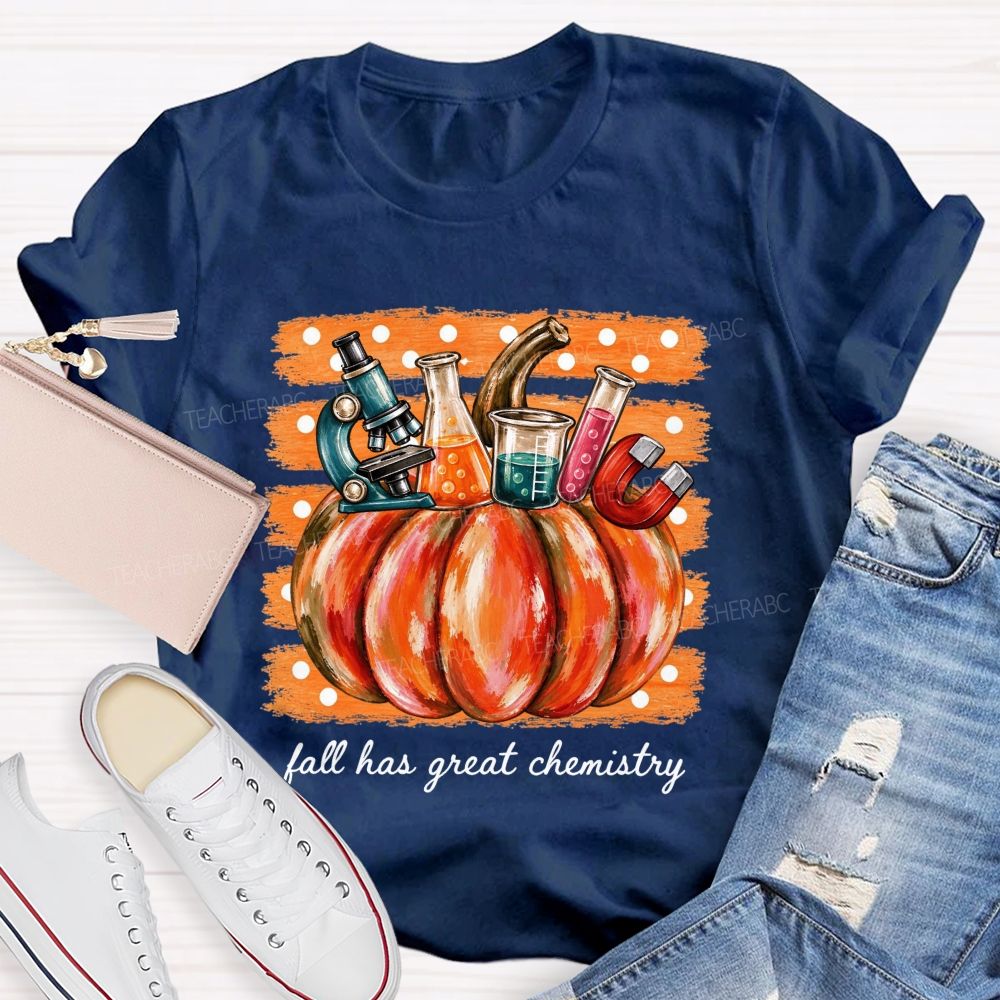 Autumn Great Chemistry Science Teacher T-shirt