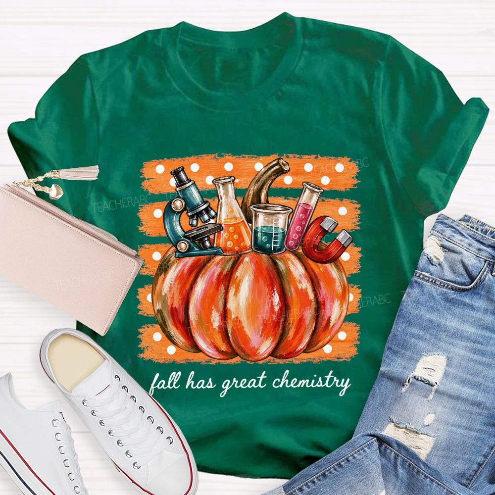 Autumn Great Chemistry Science Teacher T-shirt