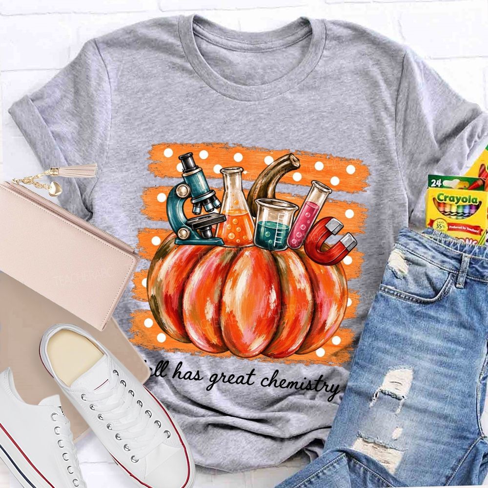 Autumn Great Chemistry Science Teacher T-shirt