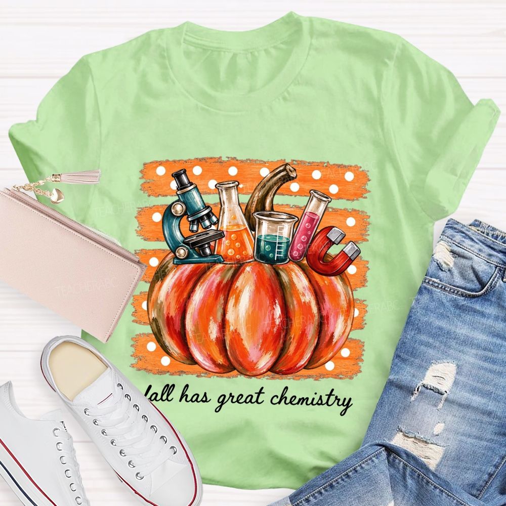 Autumn Great Chemistry Science Teacher T-shirt