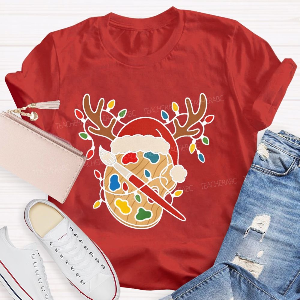 Merry Christmas To My Favorite Art Teacher T-shirt