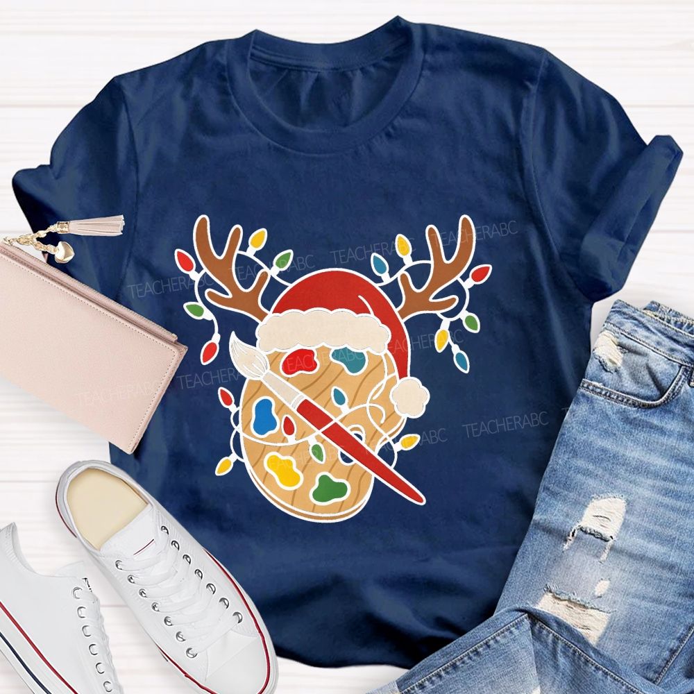 Merry Christmas To My Favorite Art Teacher T-shirt