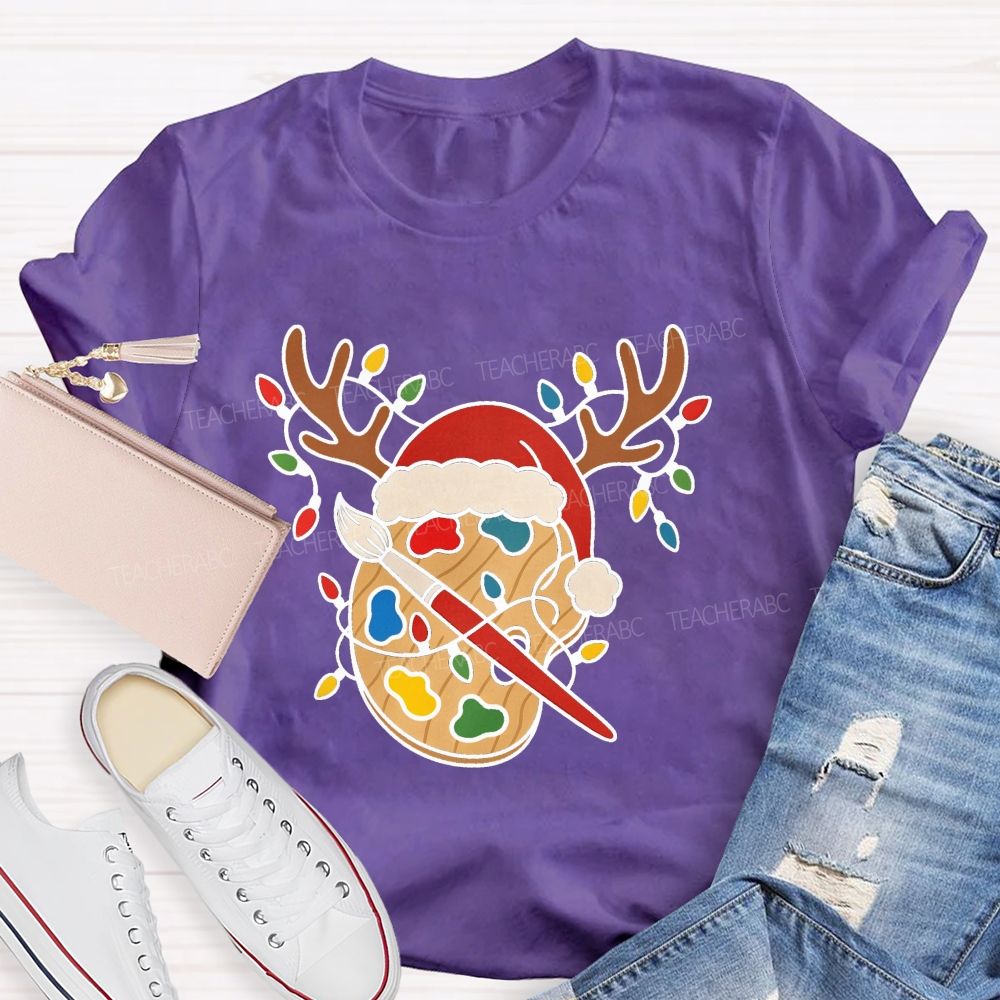 Merry Christmas To My Favorite Art Teacher T-shirt