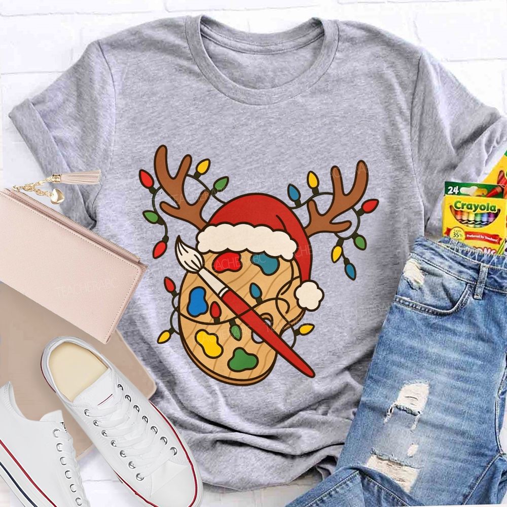 Merry Christmas To My Favorite Art Teacher T-shirt