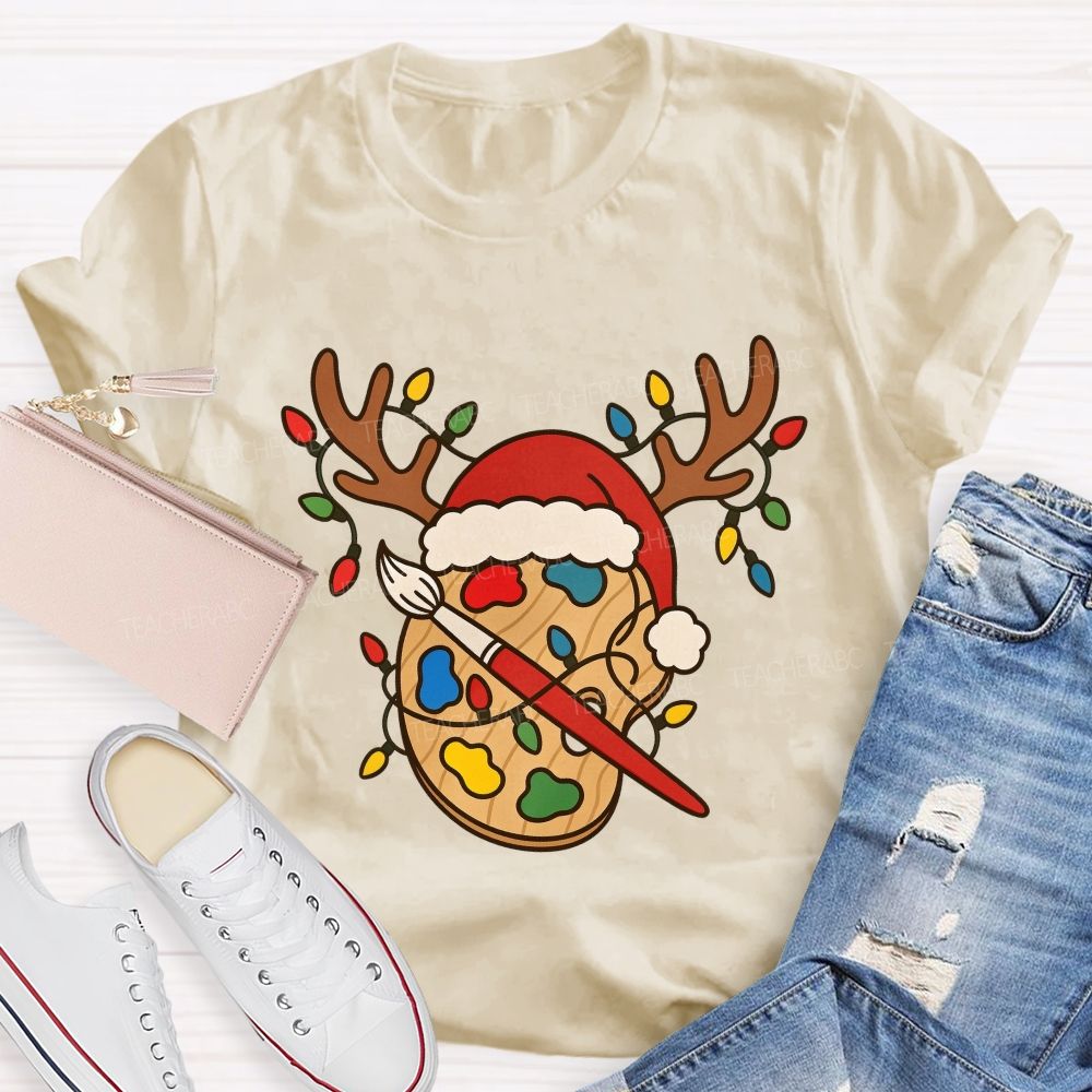 Merry Christmas To My Favorite Art Teacher T-shirt