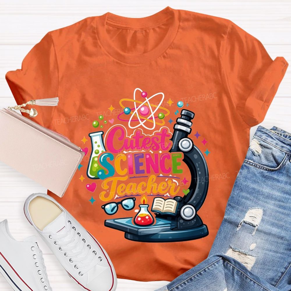 Cutest Science Teacher Lab Life Teacher T-shirt