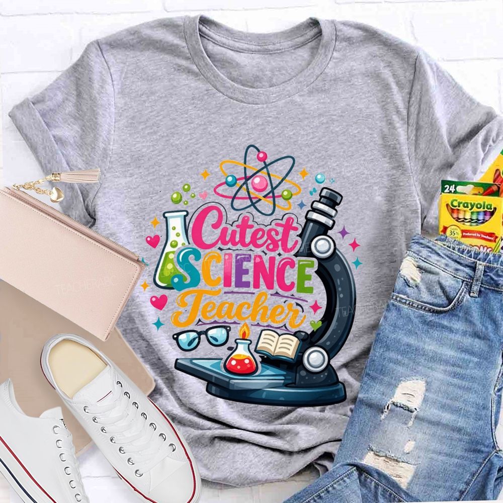 Cutest Science Teacher Lab Life Teacher T-shirt