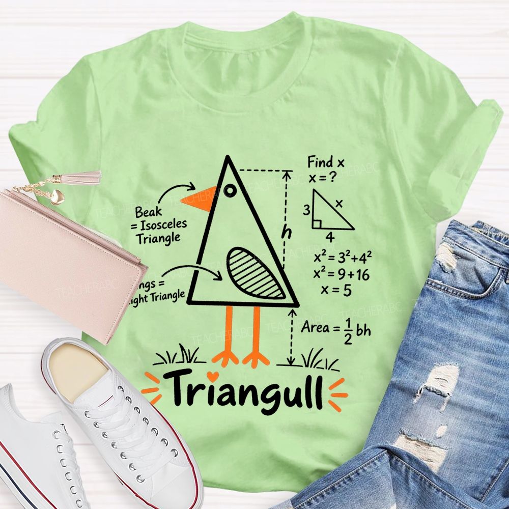 When Math Creates A Little Bird Teacher T-shirt