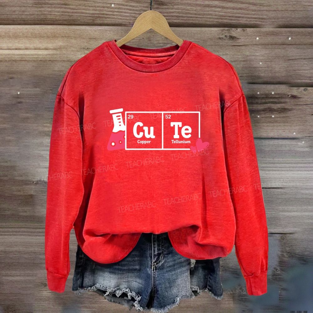 Cute Periodic Table Science Sweatshirt