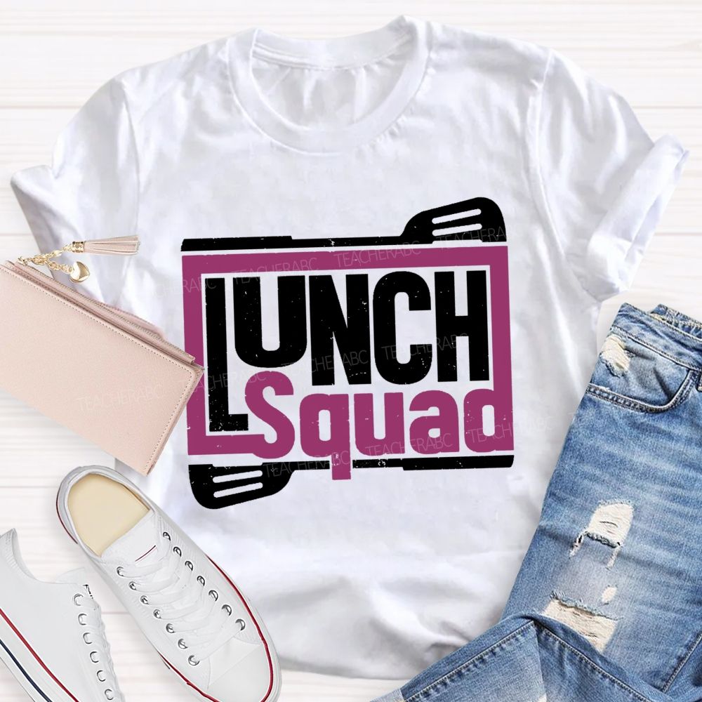 Lunch Lady Squad Retro Spatula T-shirt