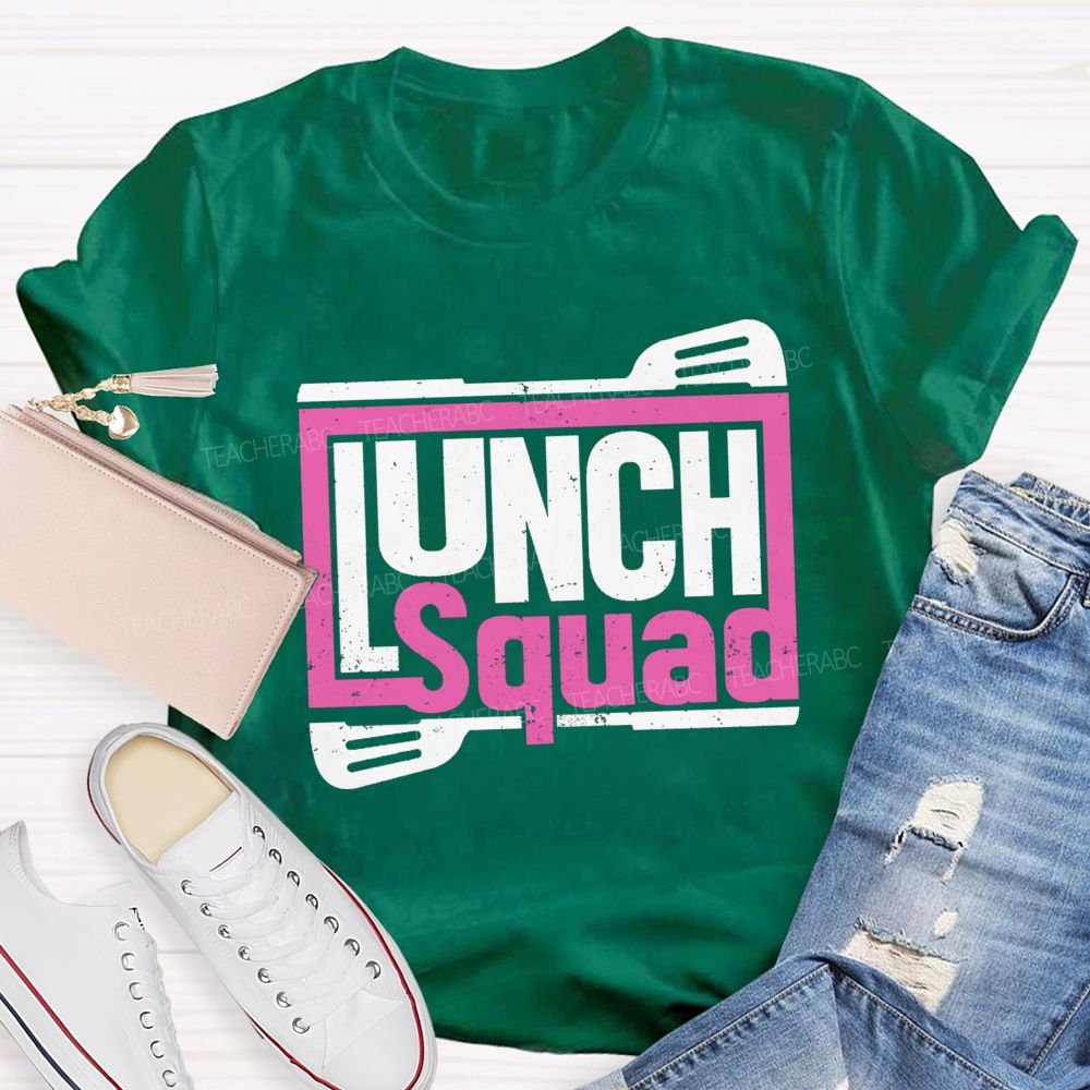 Lunch Lady Squad Retro Spatula T-shirt