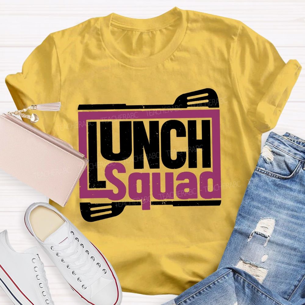 Lunch Lady Squad Retro Spatula T-shirt