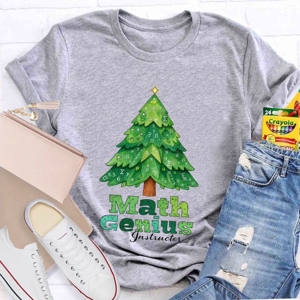 Math Genius Instructor Teacher T-shirt