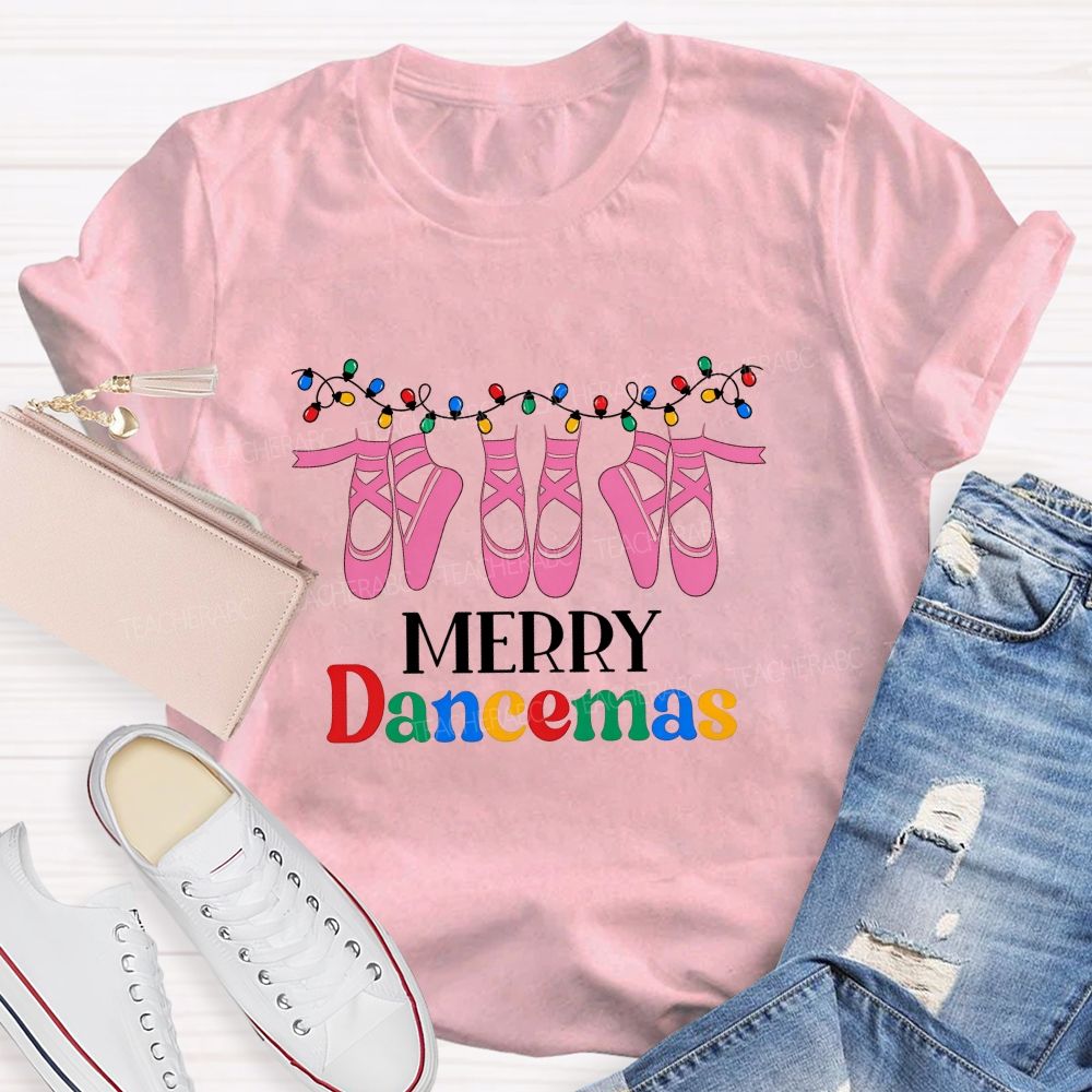 Merry Dancemas Leaping Ballet Teacher T-shirt