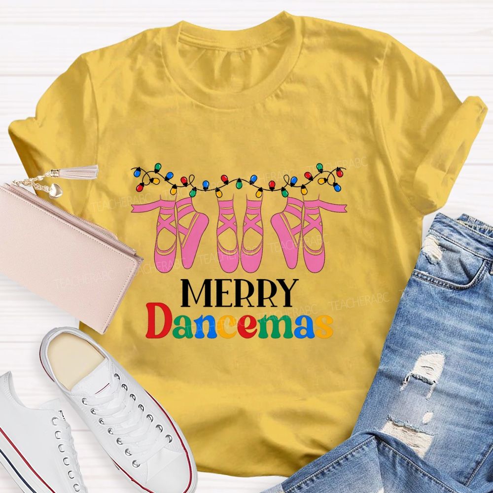Merry Dancemas Leaping Ballet Teacher T-shirt