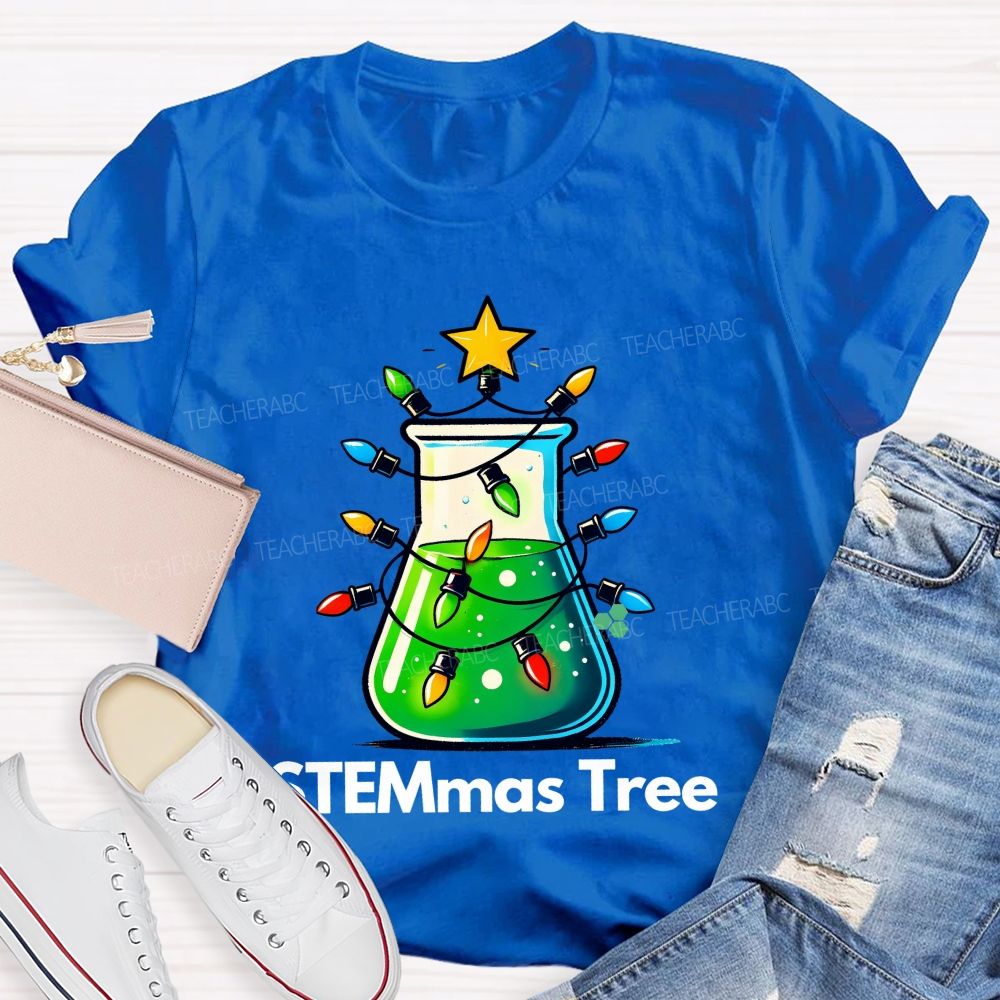 STEMmas Tree Teacher T-shirt