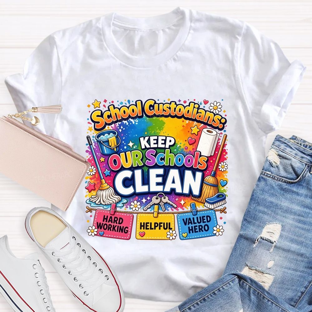 School Custodians Keep Our Schools Clean T-shirt