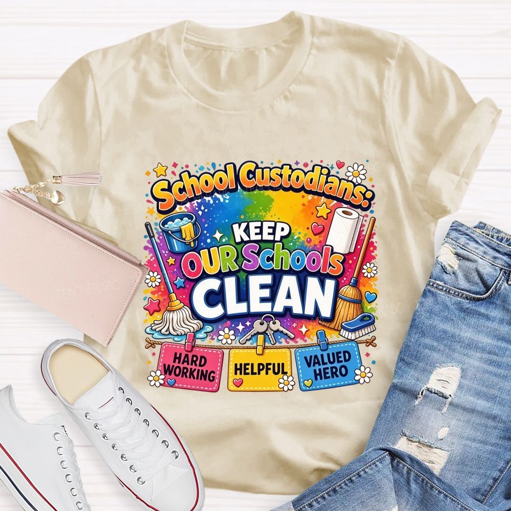 School Custodians Keep Our Schools Clean T-shirt