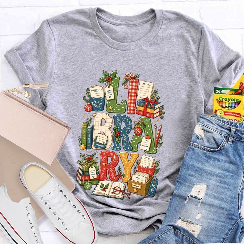 Merry Christmas To All Book Loving Librarians T-shirt
