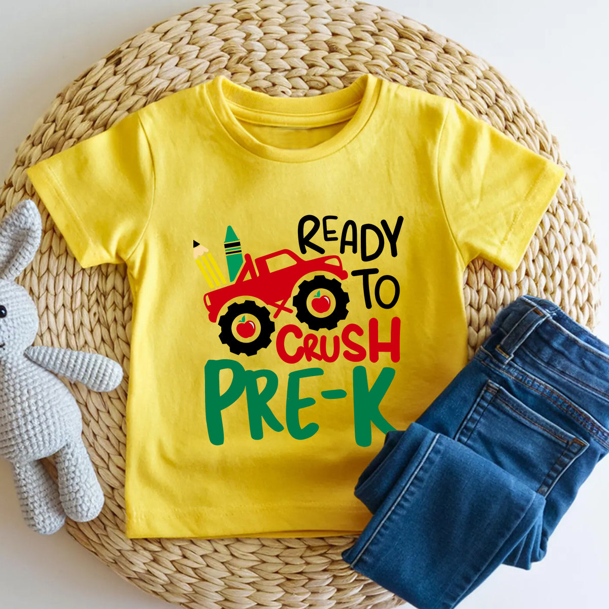Personalized Grade Ready To Crush Pre-K Toddler T-shirts