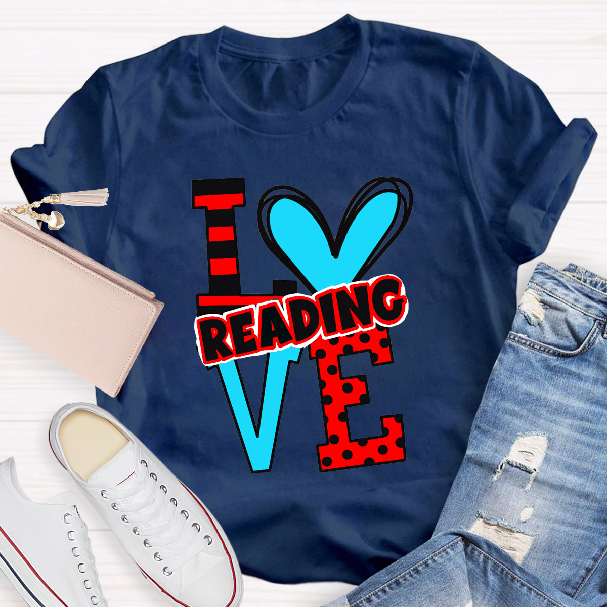 Love Reading Children's Books Teacher T-Shirt