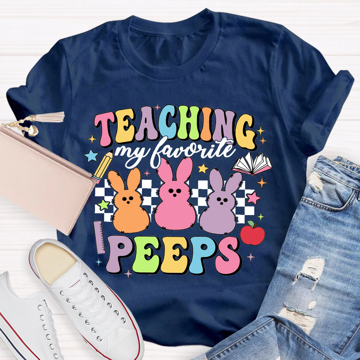 Teaching My Favorite Peeps Teacher T-Shirt