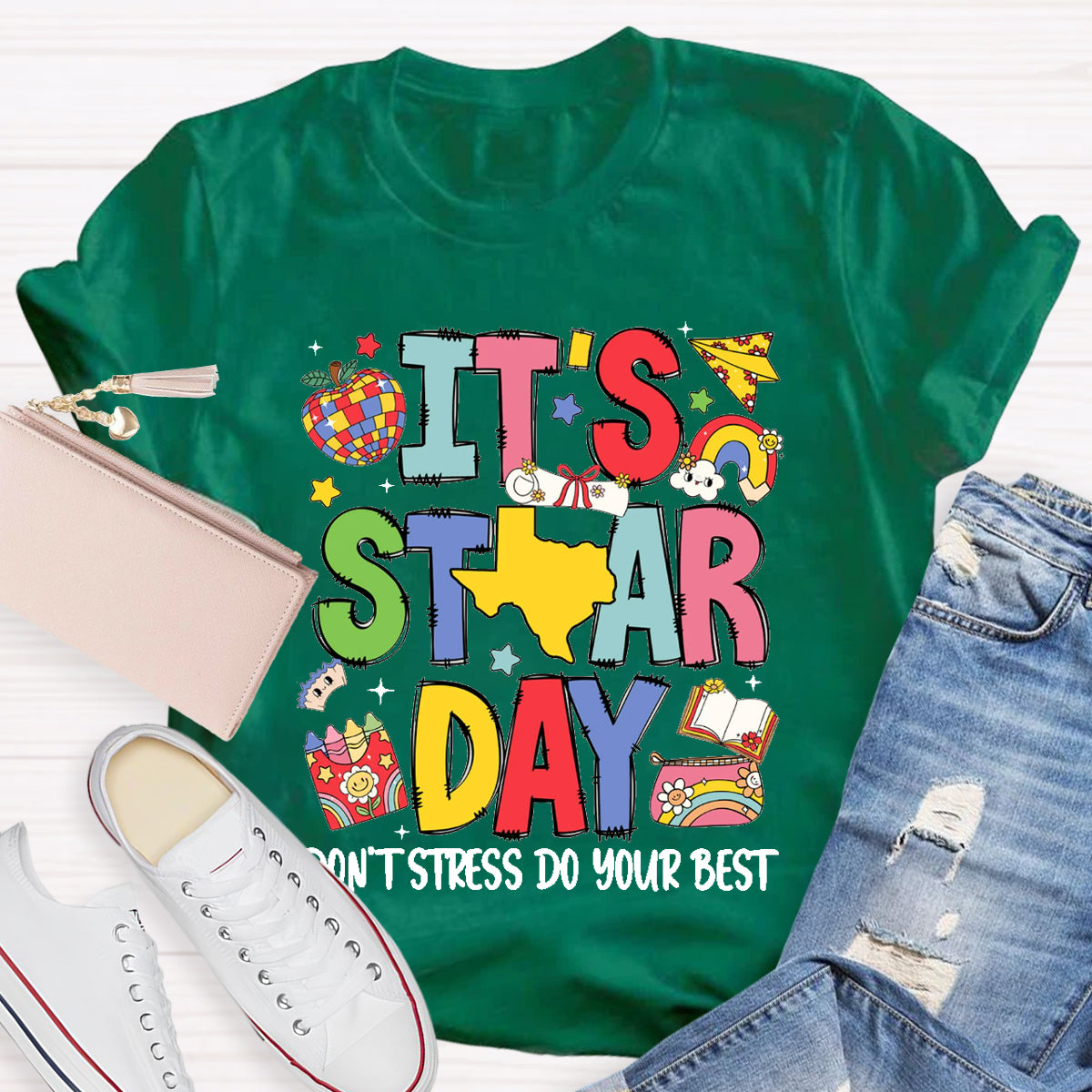 It's Star Day Don't Stress Be Your Best Teacher T-Shirt