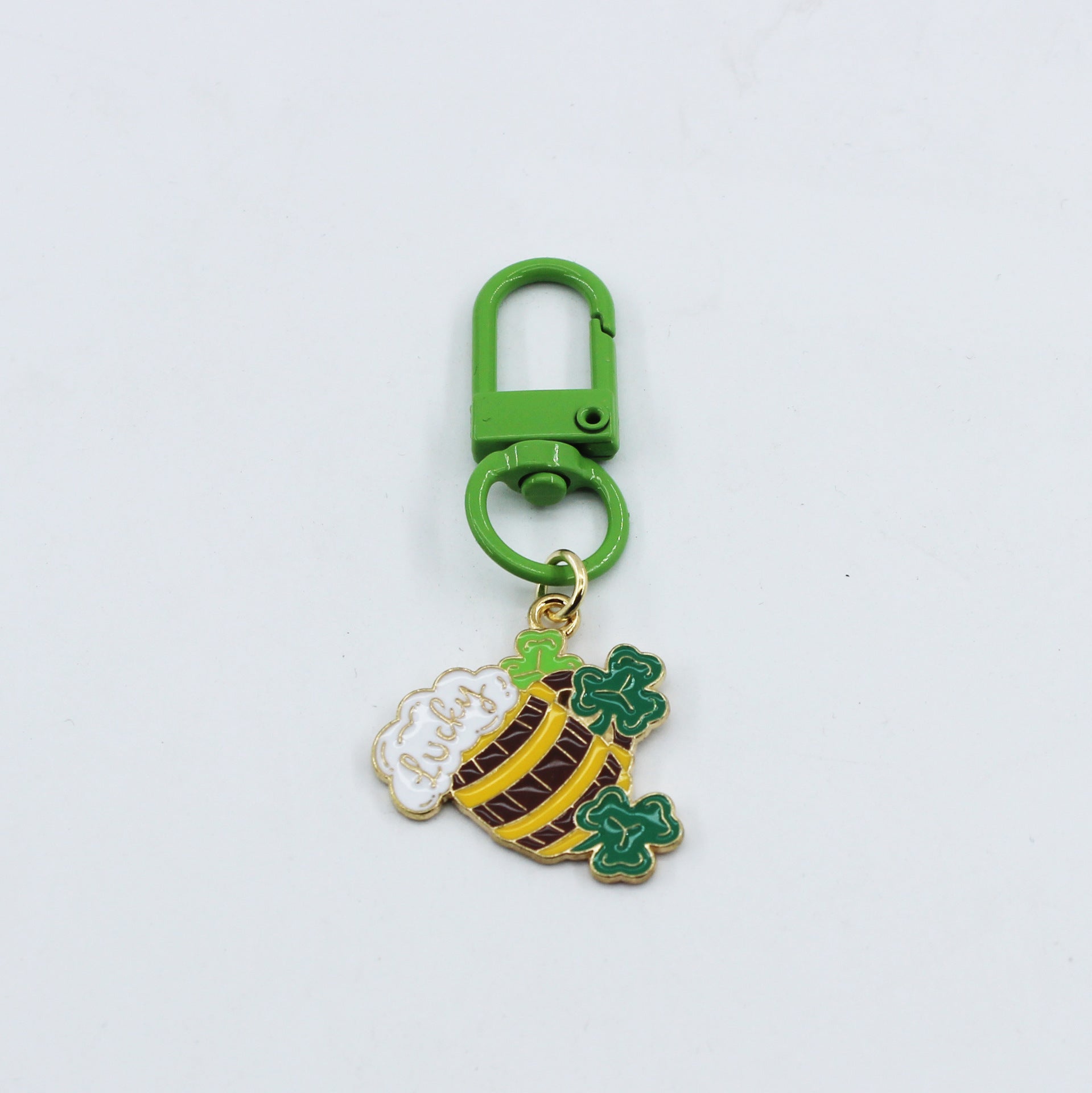 Irish Day Green Shamrock Pendant