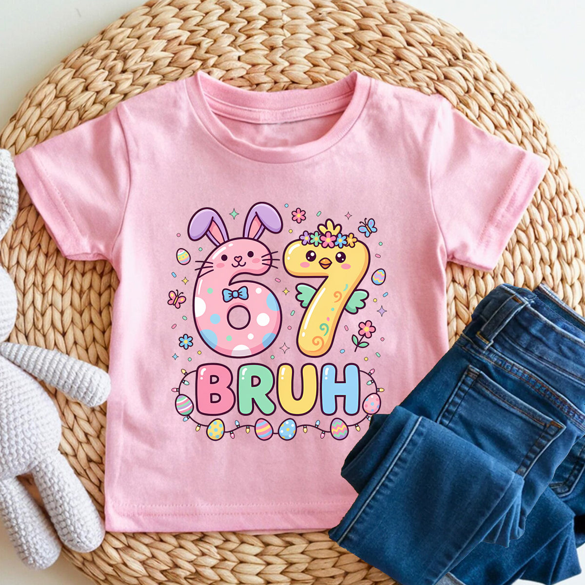 Six Seven Easter Day Toddler T-shirts
