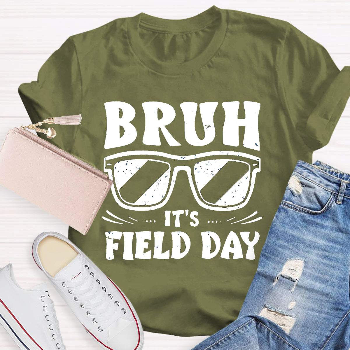 Bruh It's Field Day Teacher T-Shirt