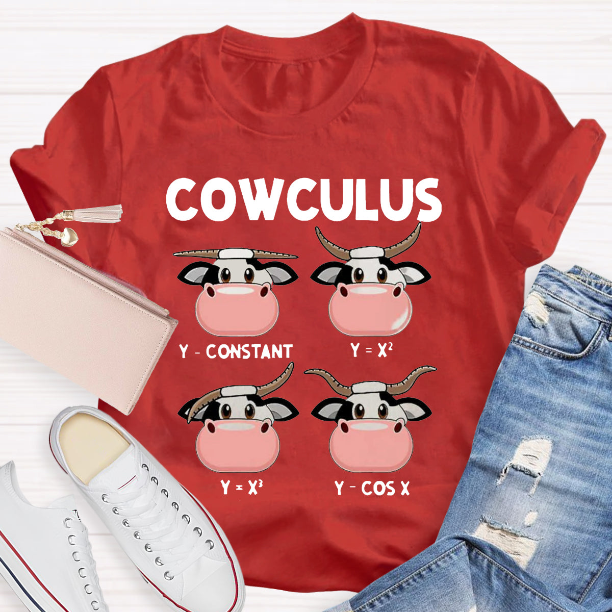 Cowculus Math Teacher T-Shirt