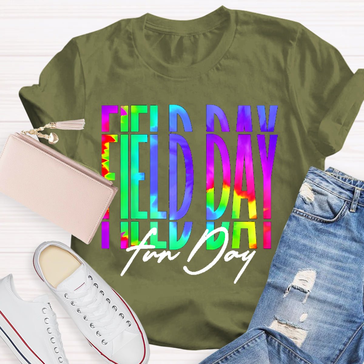 Field Day Fun Day Teacher T-Shirt