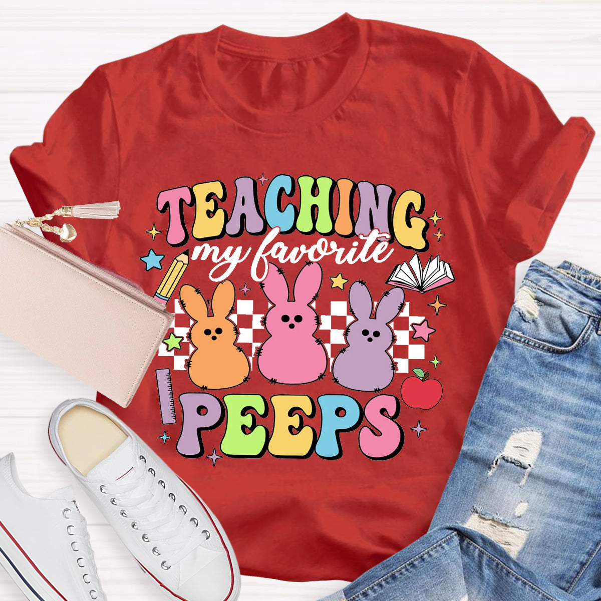 Teaching My Favorite Peeps Teacher T-Shirt
